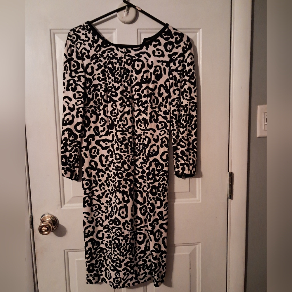 Chic Leopard Print Dress